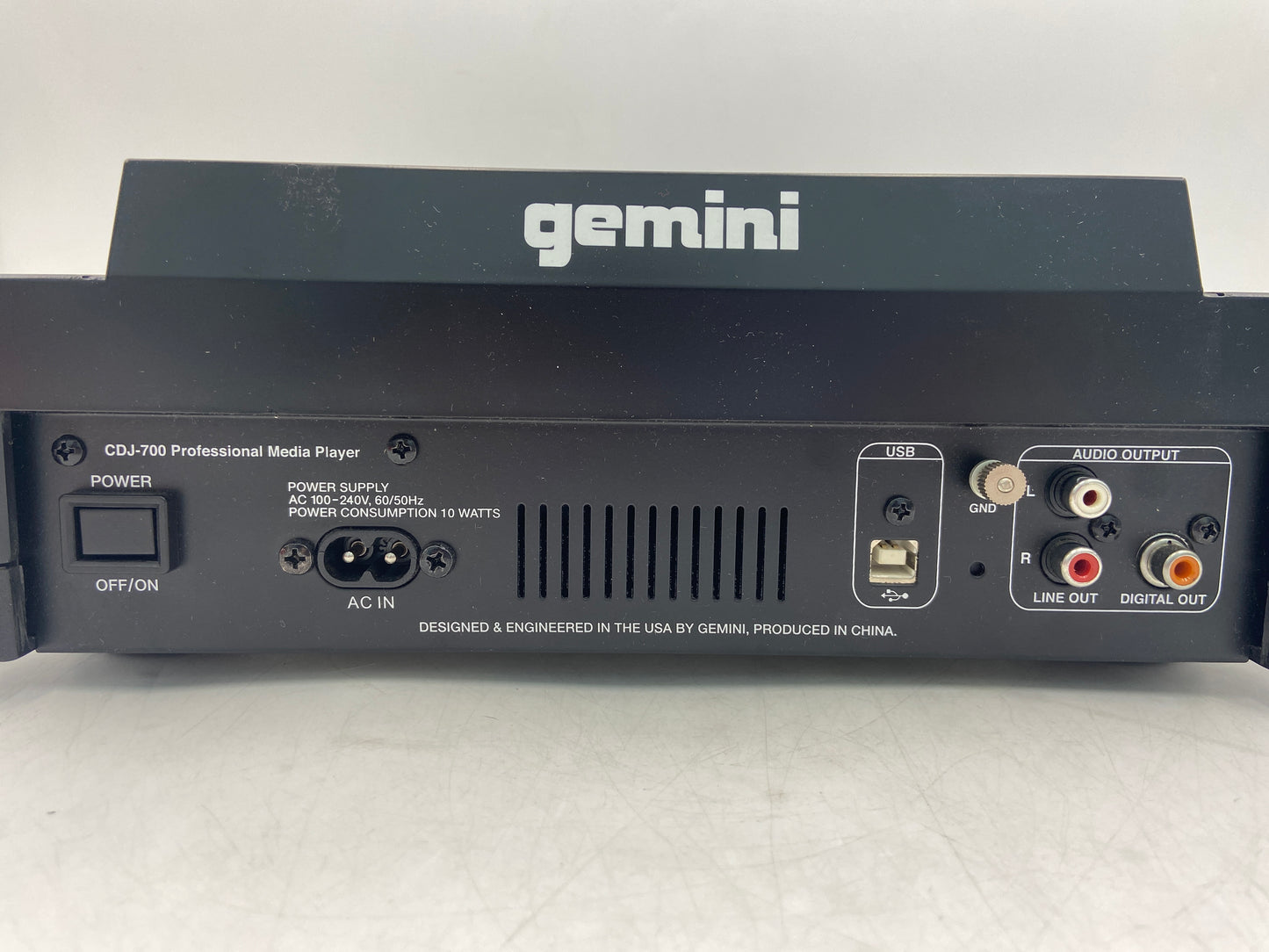 Gemini CDJ-700 Media Player Professional DJ MIDI Controller CDJ-700