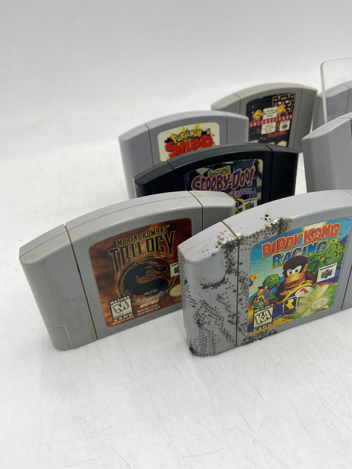 Broken Nintendo LOT OF 10 Nintendo 64 Game Cartridge Lot DAMAGED