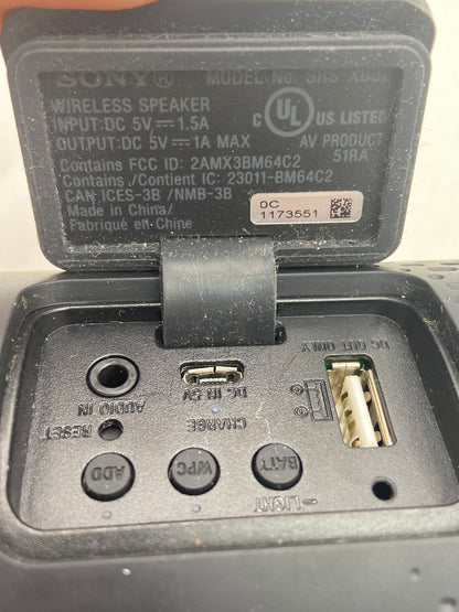 Sony SRS-XB32 Portable Bluetooth Speaker Black