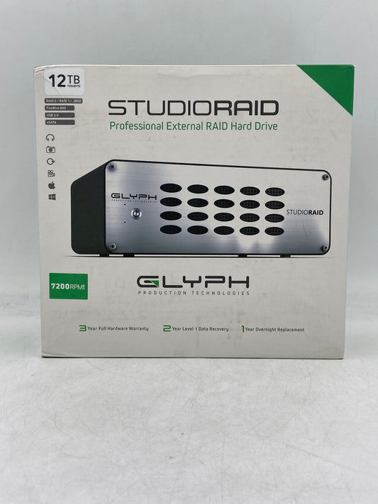 Glyph STUDIORAID 12TB Professional External RAID Hard Drive SR12000