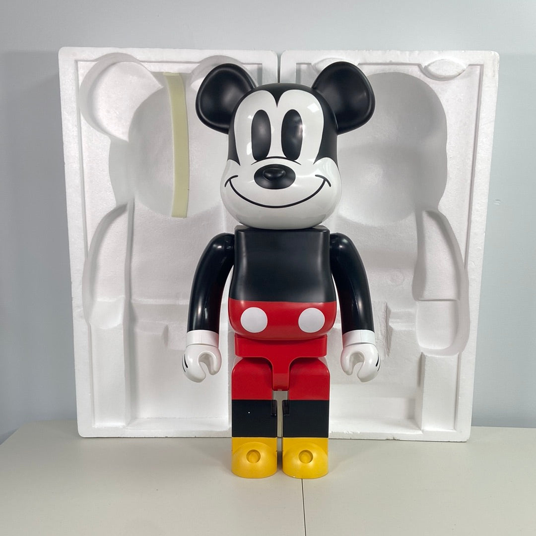 New Open Box Medicom BE@RBRICK 1000% Disney Mickey Mouse