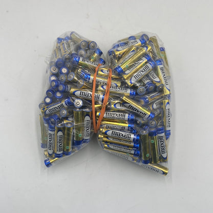 Maxell Triple A Battery Lot of 100 Batteries