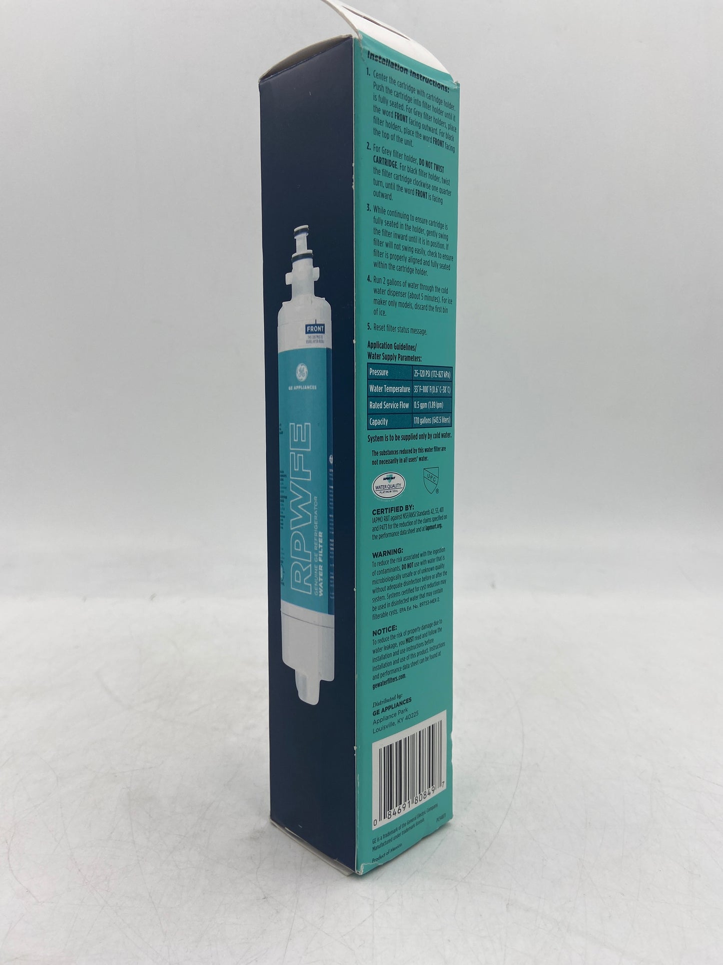New GE RPWFE Genuine GE Refrigerator Water Filter