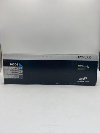 New Lexmark 700D2 Cyan Toner Cartridge
