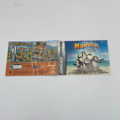 Madagascar: Operation Penguin (Nintendo GameBoy Advance, 2005) Manual Only