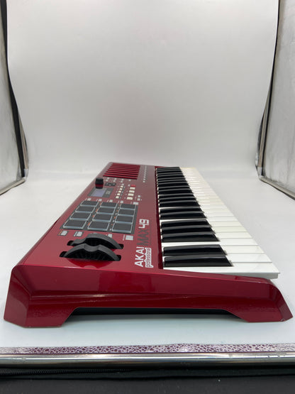 AKAI Professional Max 49 Metallic Red Keyboard Controller