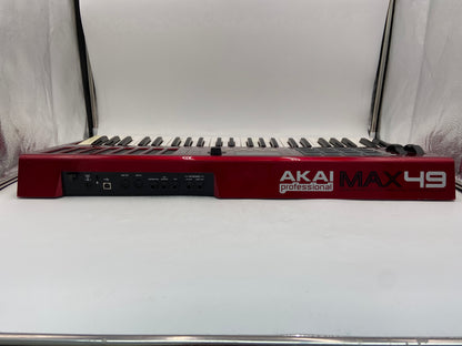 AKAI Professional Max 49 Metallic Red Keyboard Controller