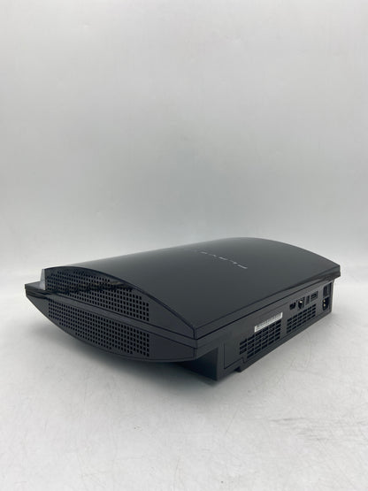 Sony PlayStation 3 Fat PS3 60GB Black Backwards Compatible Console Gaming System CECHA01