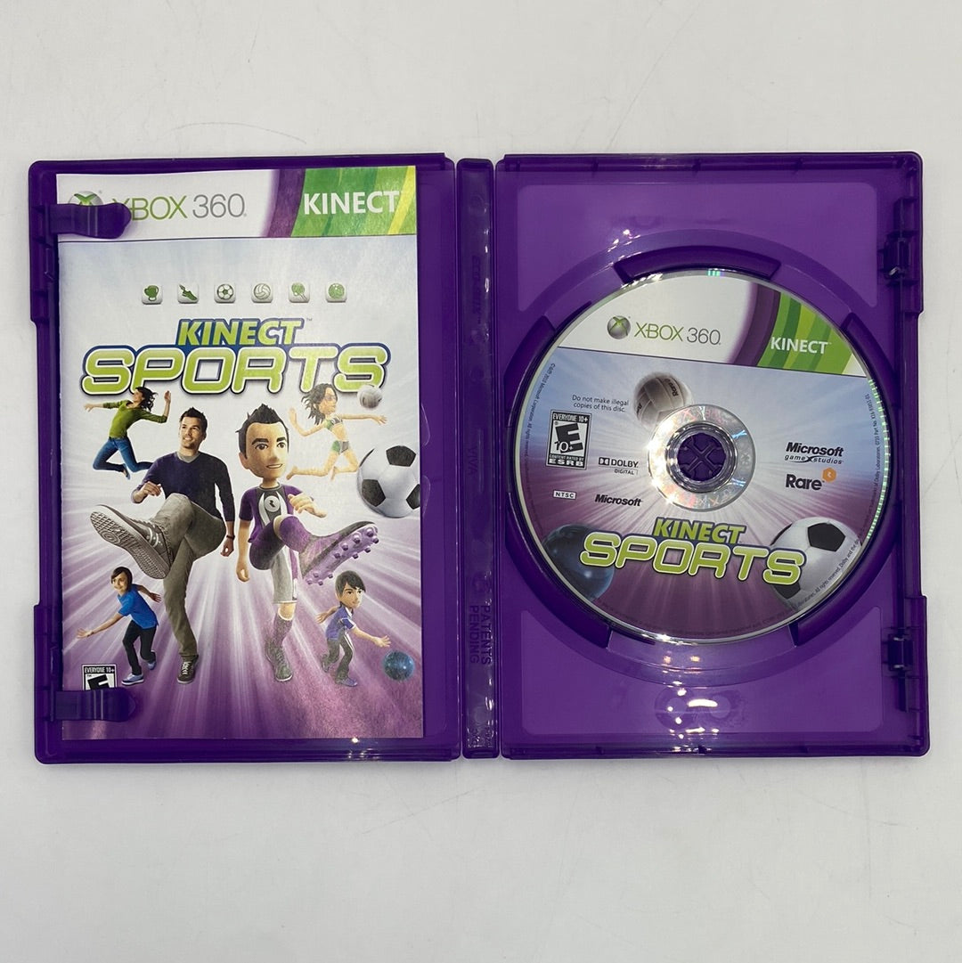 Kinect Sports (Microsoft Xbox 360, 2010) Includes Manual + Insert