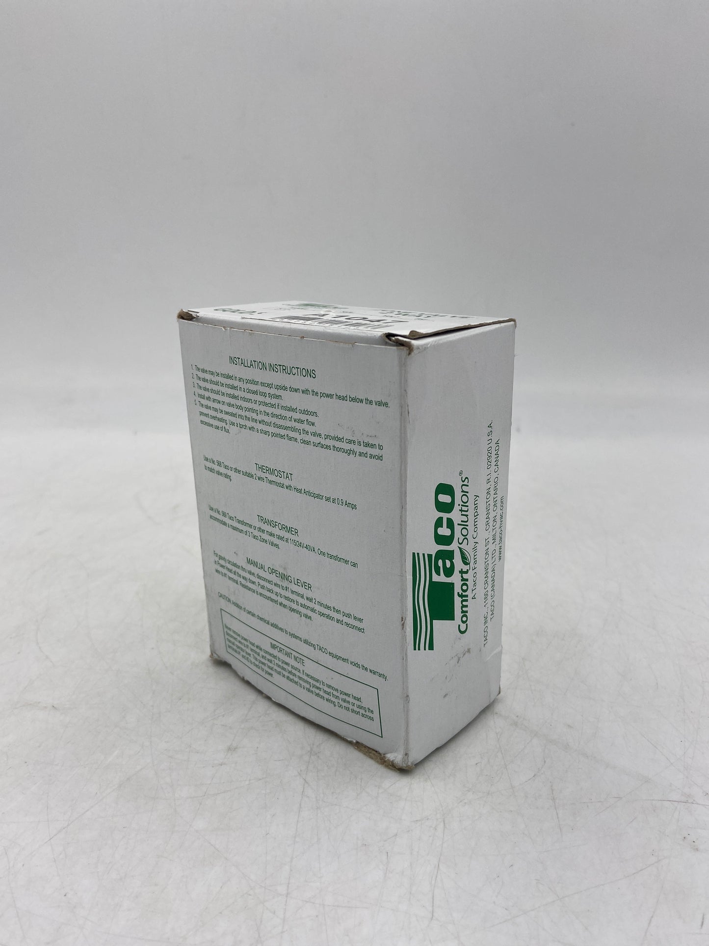 New Taco 571-2 3/4" Sweat Zone Valve 2 Way A1047