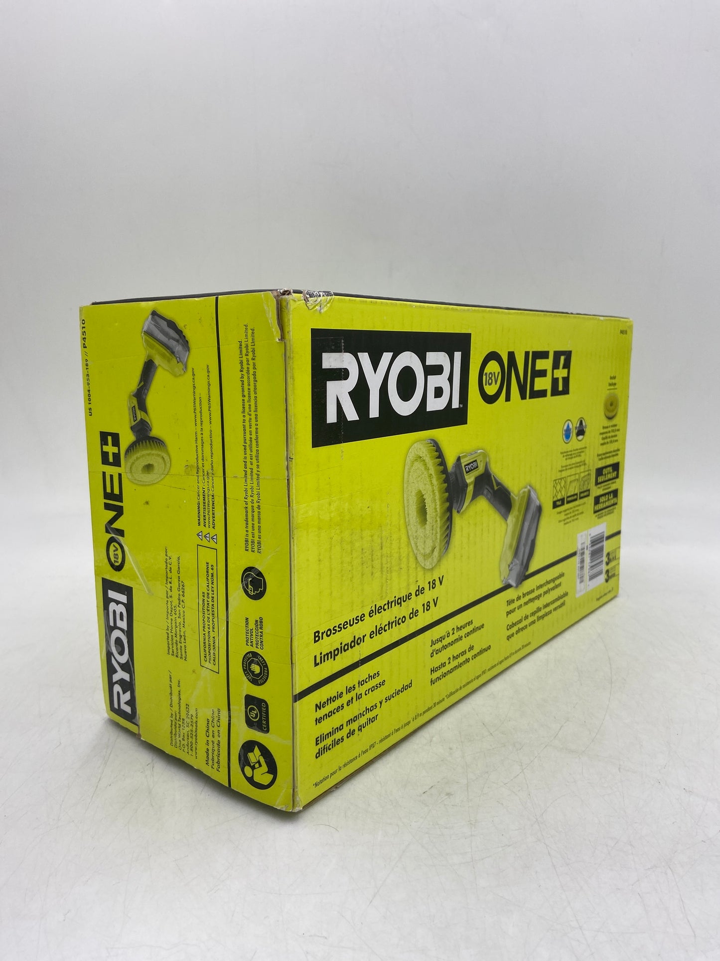 New Ryobi P4510 18V Power Scrubber