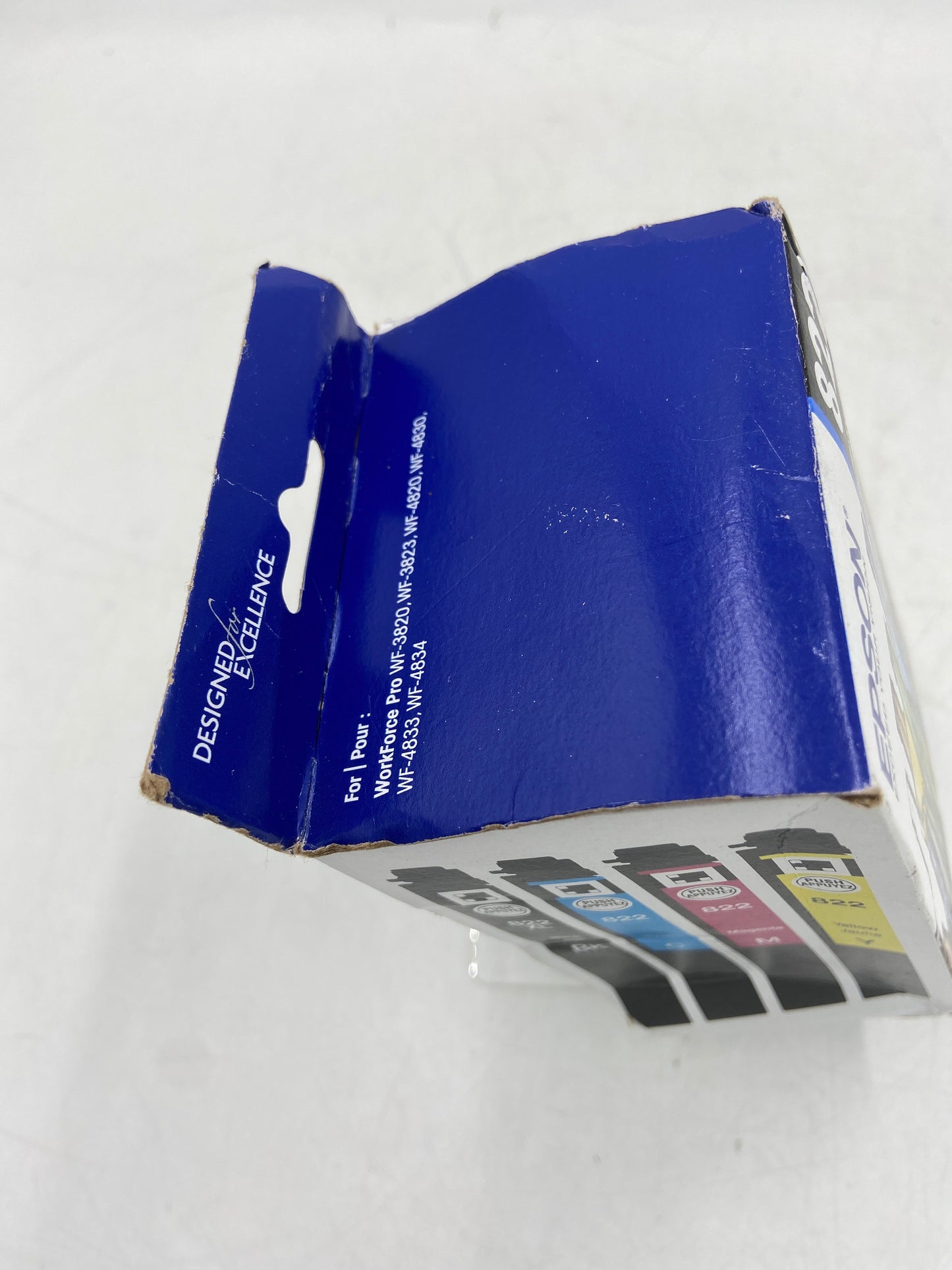 New Epson 822xl/822 T822XL-BCS Black, Yellow, Cyan and Magenta Ink Cartridge