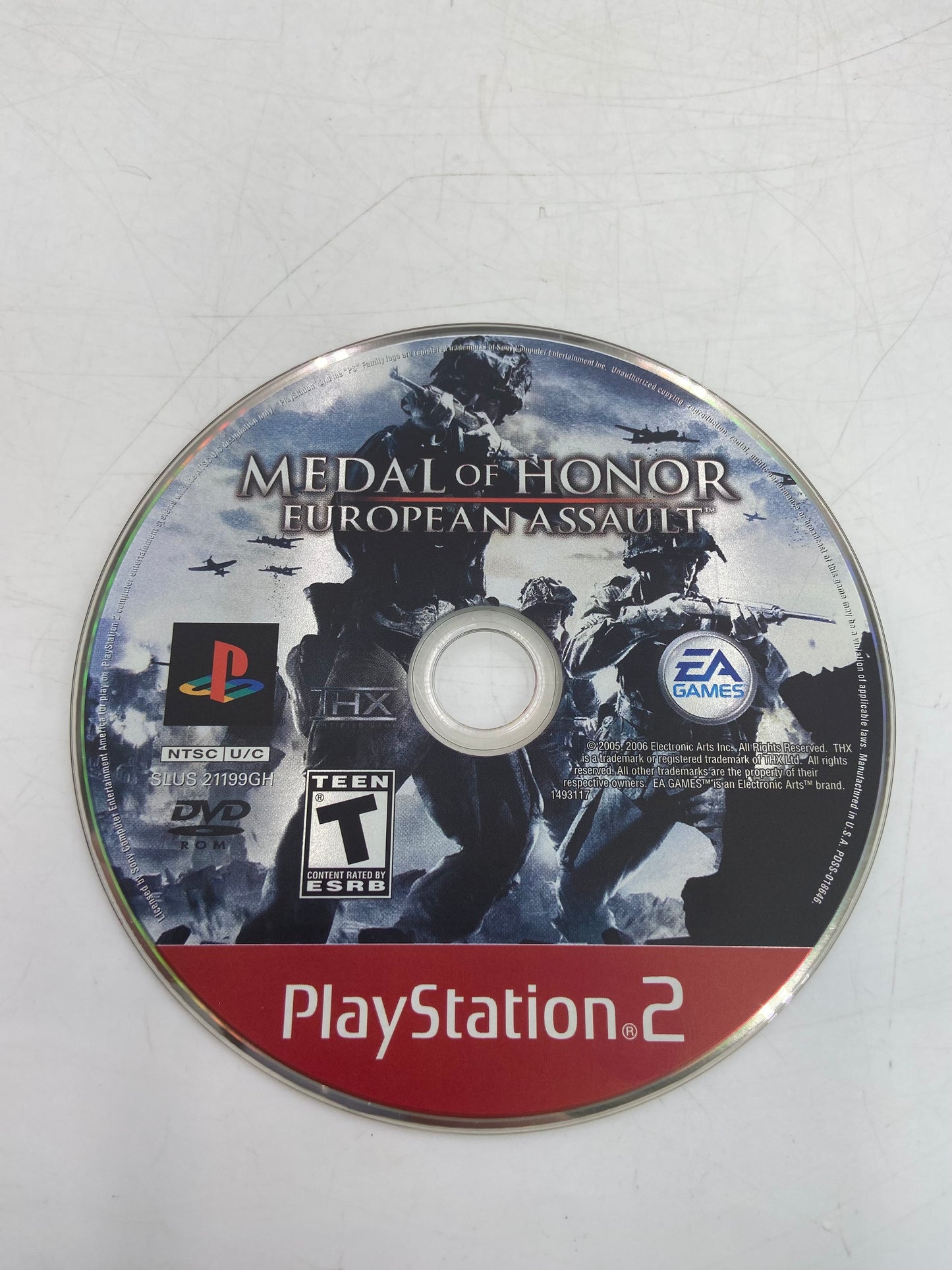 Lot of 3 Sony PlayStation 2 PS2 Games (Medal of Honor Games)