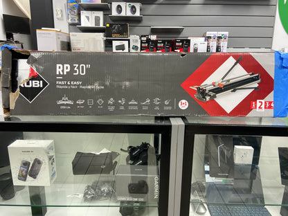 New Open Box Rubi Tile Cutter Fast & Easy Speed Plus Aluminum Steel Tile Cutter RP 30"