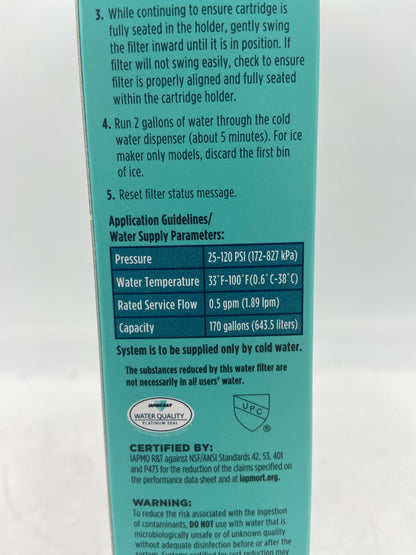New GE RPWFE Genuine GE Refrigerator Water Filter