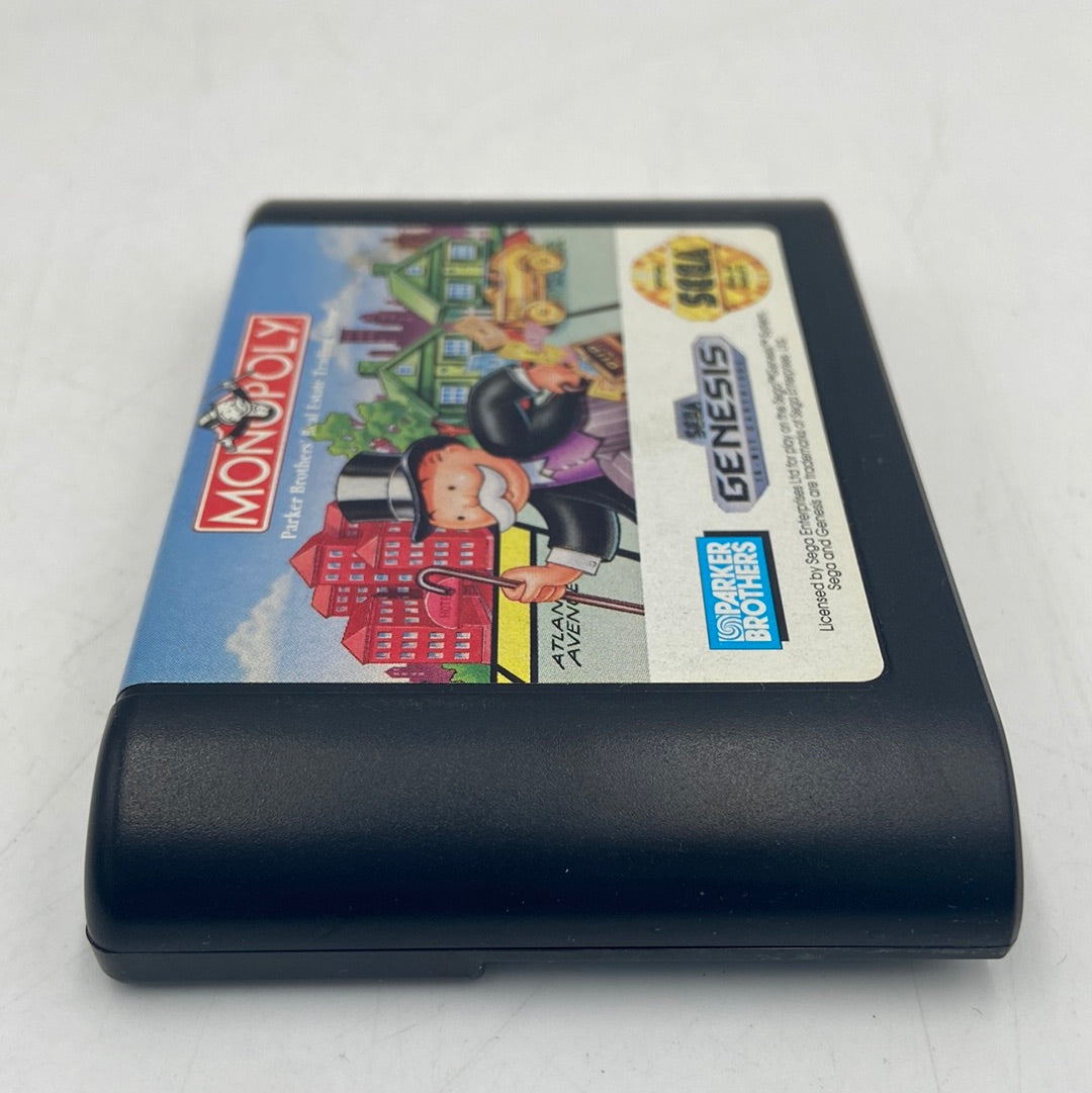 Monopoly (Sega Genesis, 1992) Parker Brothers Real Estate Trading Game