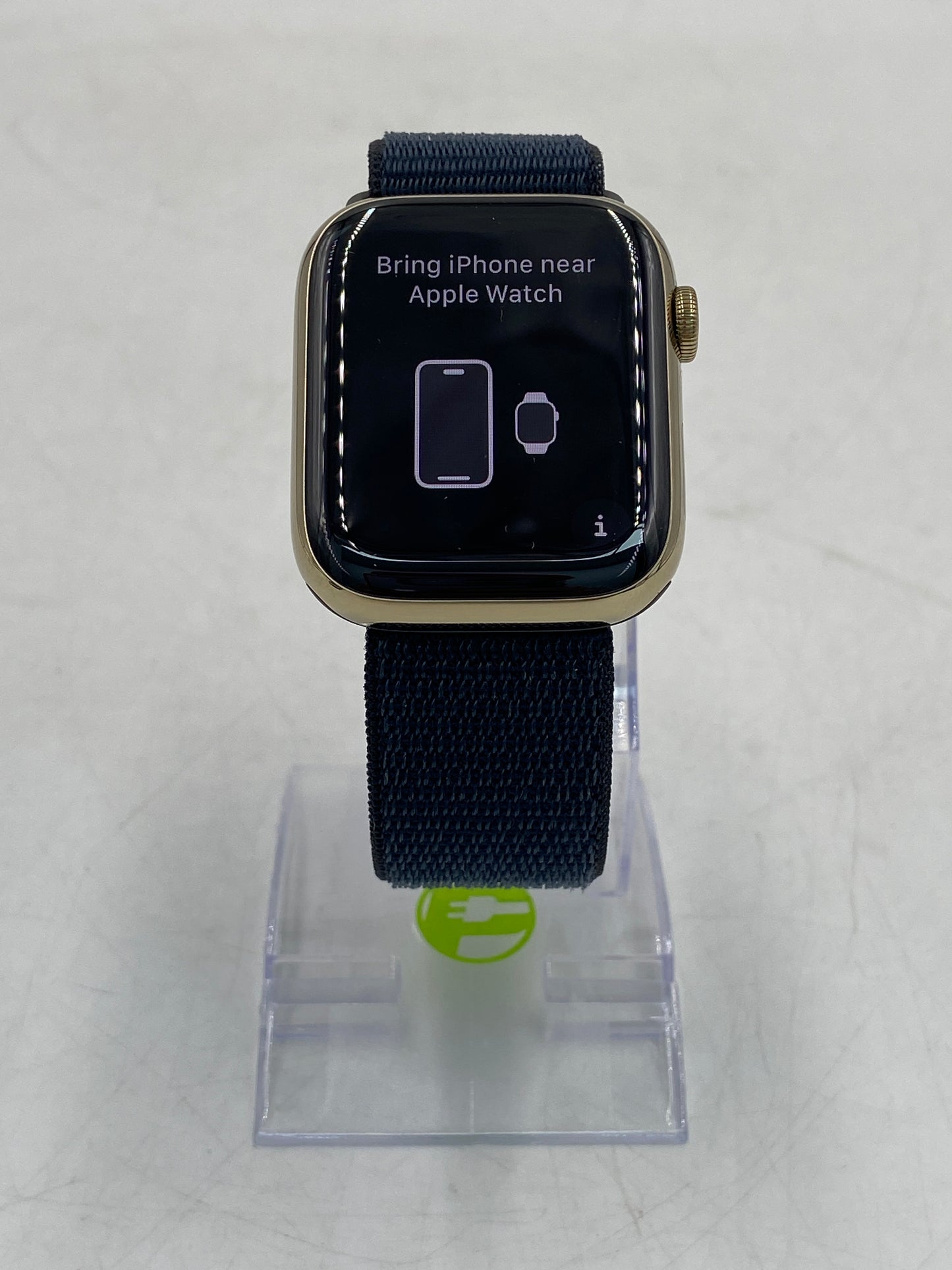 Unlocked Apple Watch Series 9 45MM Gold Aluminum Midnight Sport Loop