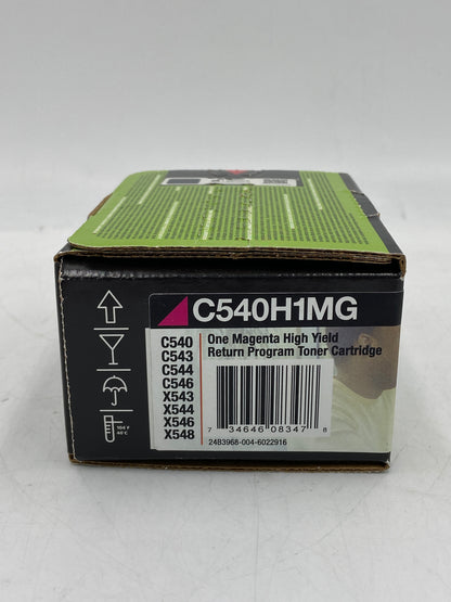 New Lexmark C540H1MG C540 Magenta Toner Cartridge
