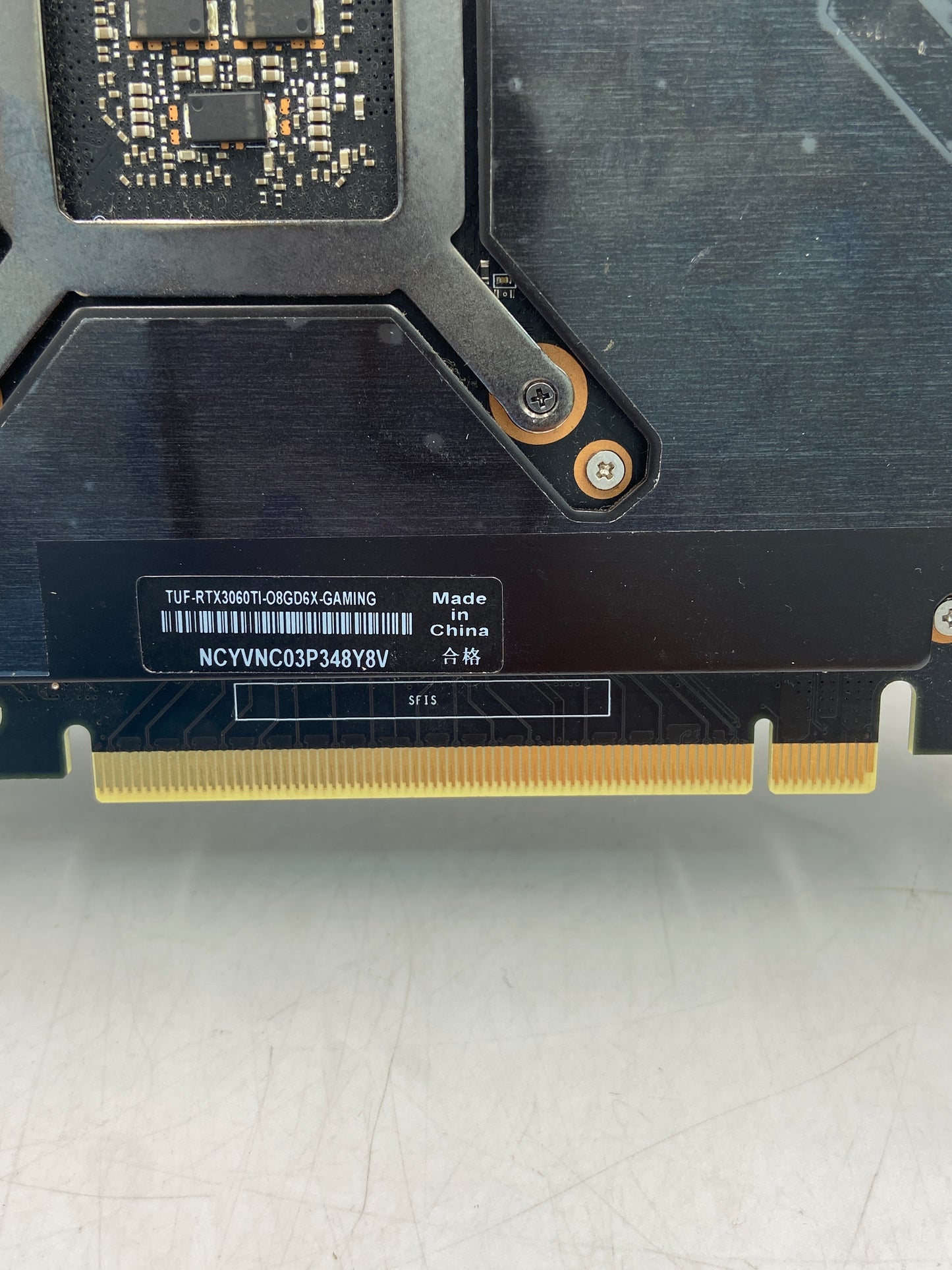 Asus RTX 3060ti 8GB GDDR6 Graphics Card TUF-RTX3060TI-08GD6X-GAMING