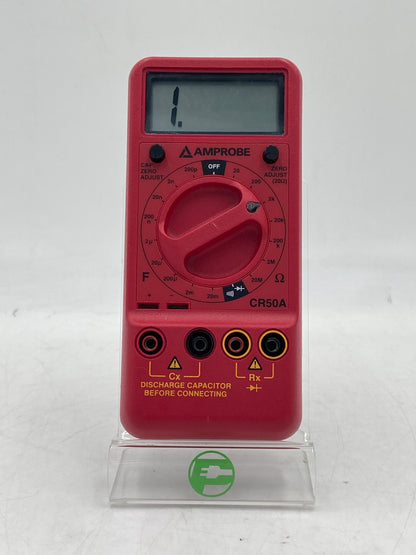 AMPROBE CR50A Inductance, Capacitance and Resistance Tester Red