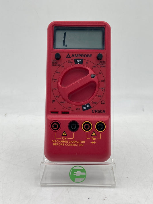 AMPROBE CR50A Inductance, Capacitance and Resistance Tester Red