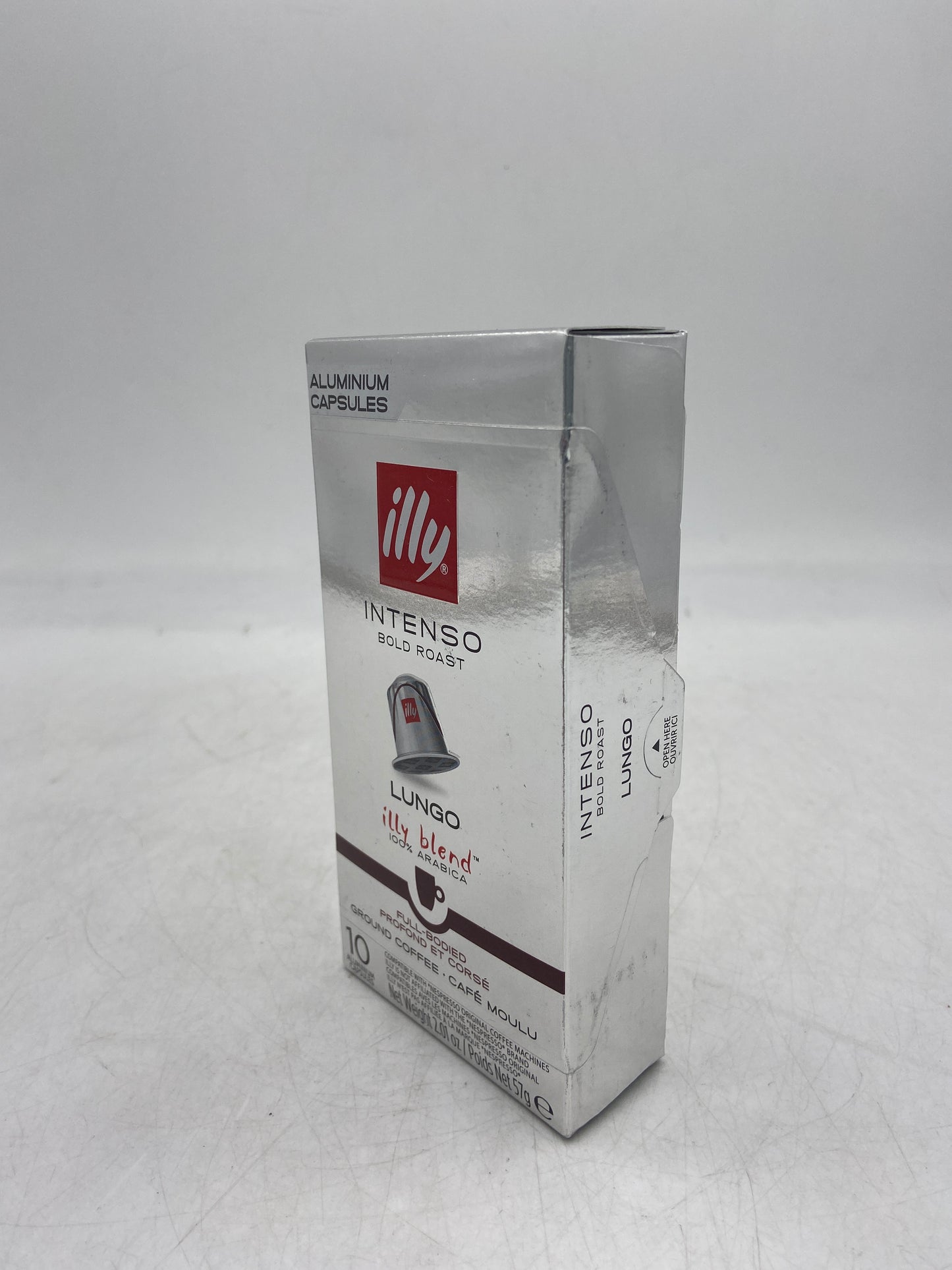 New Illy Intenso Bold Roast 100% Arabica Aluminum Coffee Capsules 10-Pack