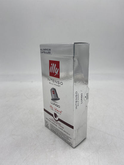New Illy Intenso Bold Roast 100% Arabica Aluminum Coffee Capsules 10-Pack