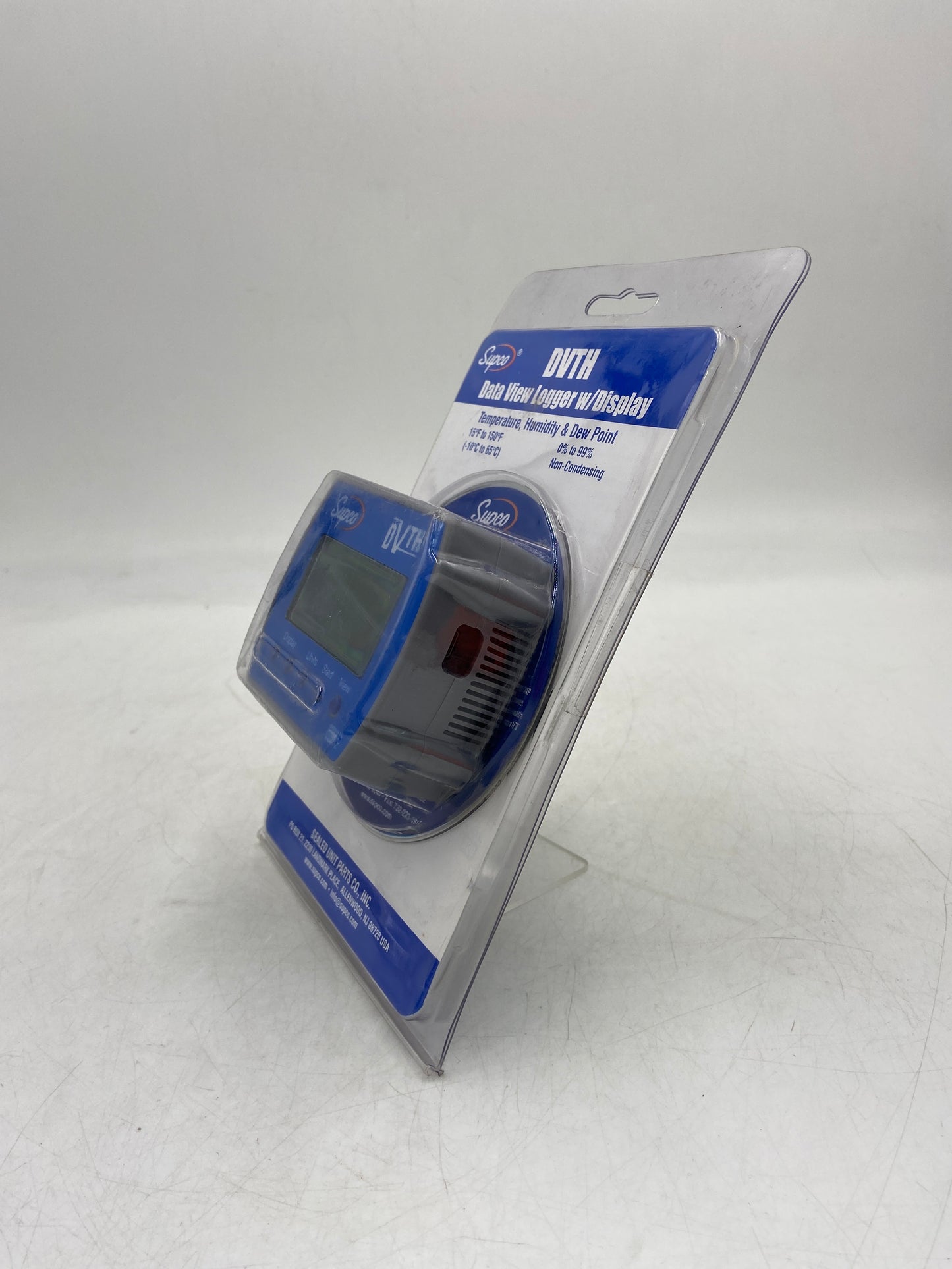 New Supco DVTH Data View Logger with Display Temperature, Humidity & Dew Point Thermometer H26-683