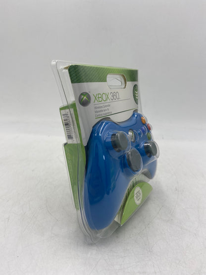 New Xbox  360 Original Controller With Battery Pack B4F-00040, B4U-00021 Blue