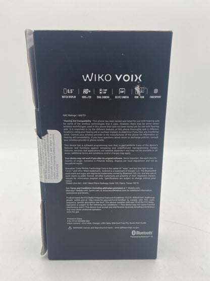 New T-Mobile Wiko Voix 32GB 02.77.11 Black U616AT Clean