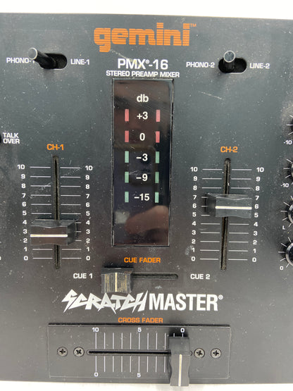 Gemini PMX-16 Stereo Preamp Mixer