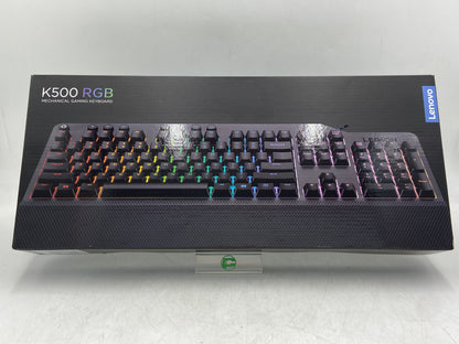 New Lenovo K500 RGB Red RGB Mechanical Gaming Keyboard KG670U