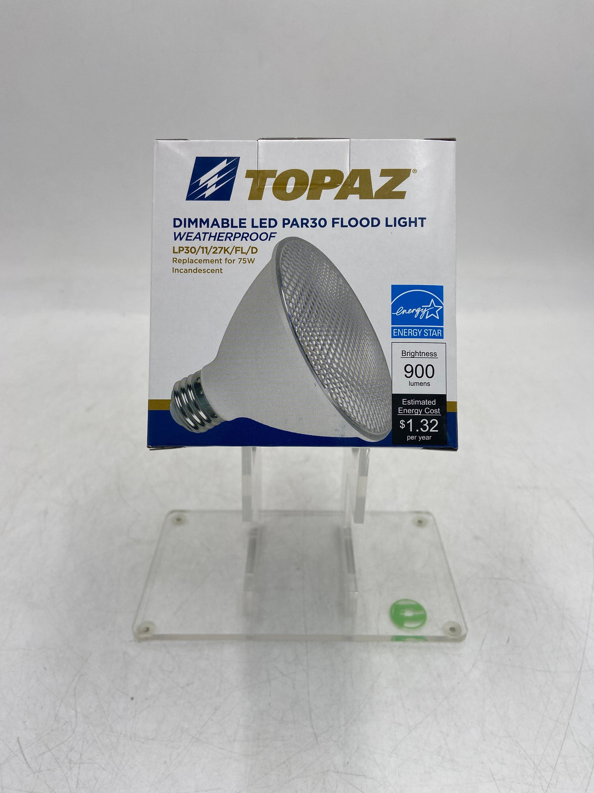 New Topaz LOT OF 6 LED Floodlight PAR30 Flood Light LP30/11/27K/FL/D-46 White