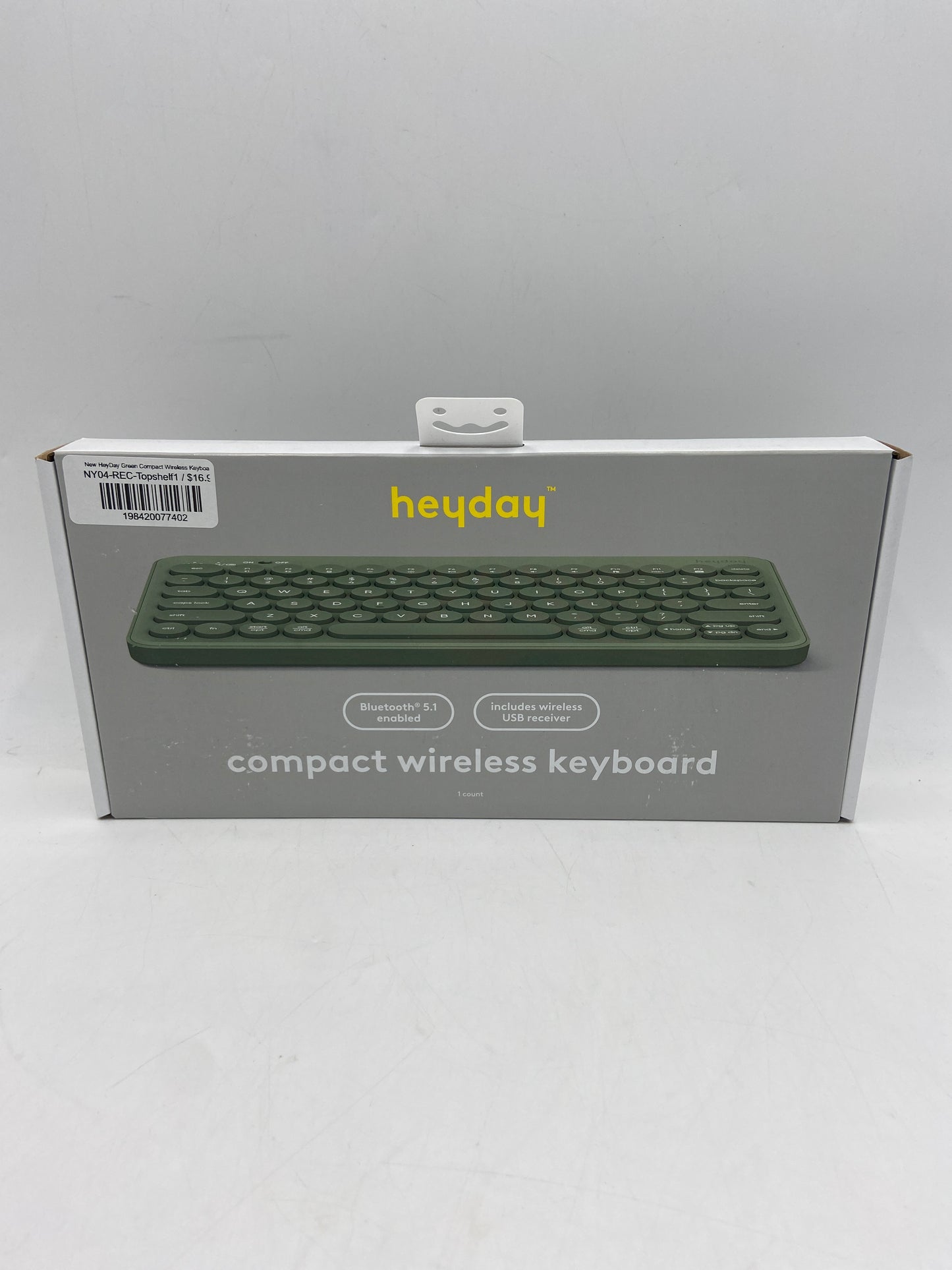 New HeyDay Green Compact Wireless Keyboard