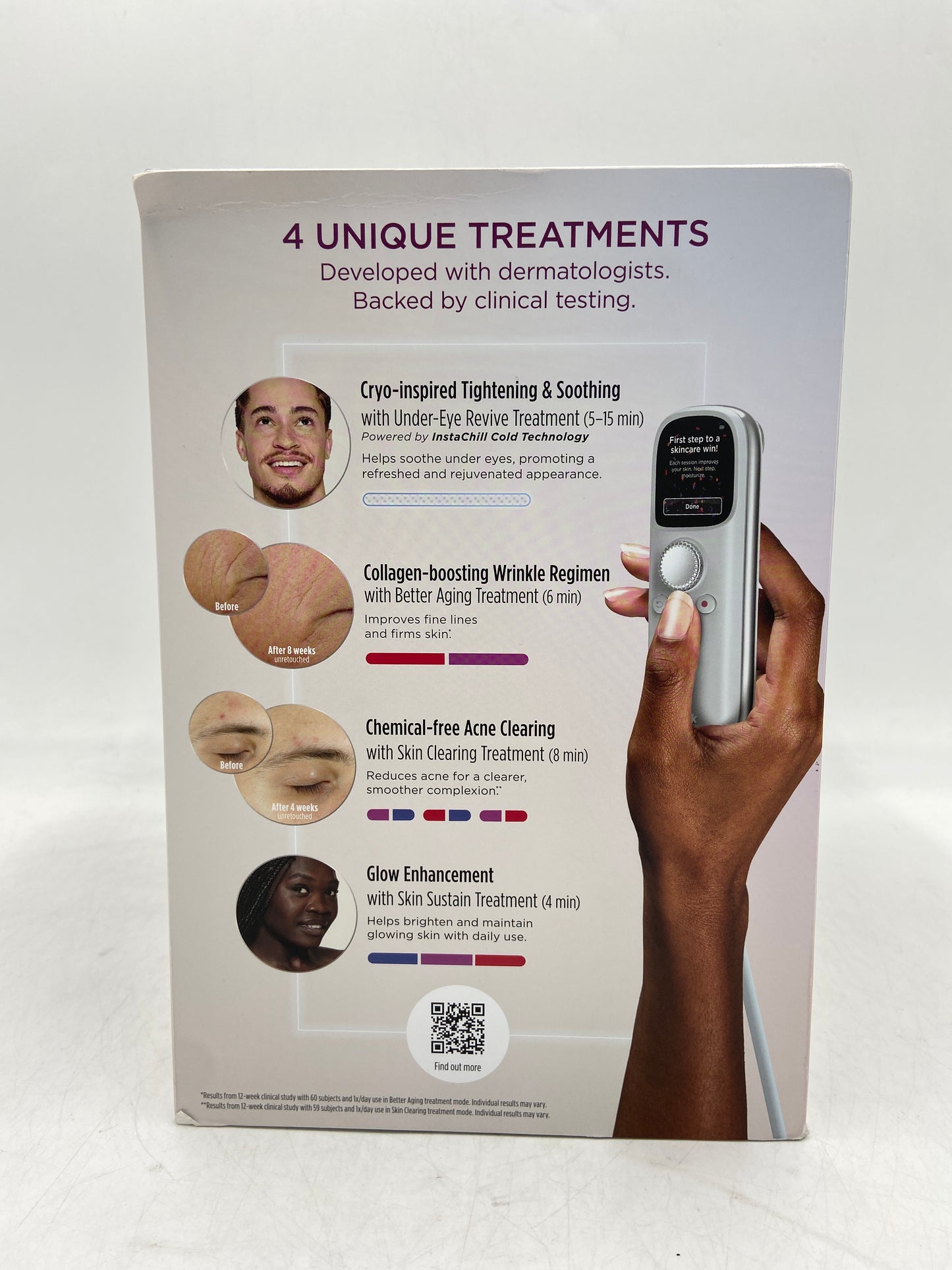 New SHARK Cryo Glow Under-Eye Cooling + LED Anti-Aging & Skin Clearing Mask