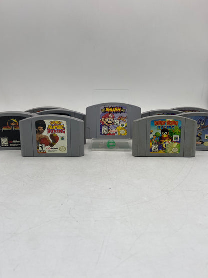 Broken Nintendo LOT OF 10 Nintendo 64 Games Mixed Cartridge Lot DAMAGED