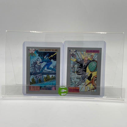 Lot of 2 DC Cards - Dr. Polaris & Lex Luthor 1992 Trading Cards