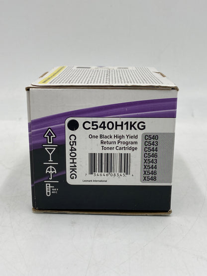 New Lexmark C540H1KG Black Toner Cartridge
