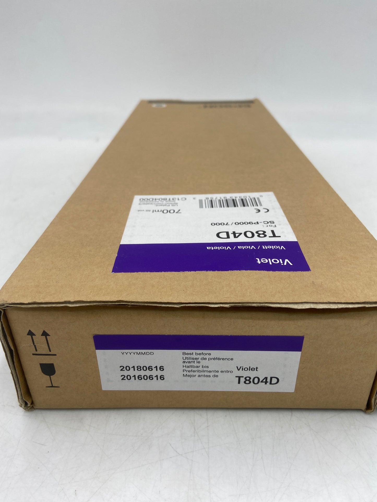 New Epson T804D Violet 700ml EXP 2018 Ink Cartridge for Epson Stylus Pro C13T804D00