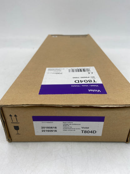 New Epson T804D Violet 700ml EXP 2018 Ink Cartridge for Epson Stylus Pro C13T804D00