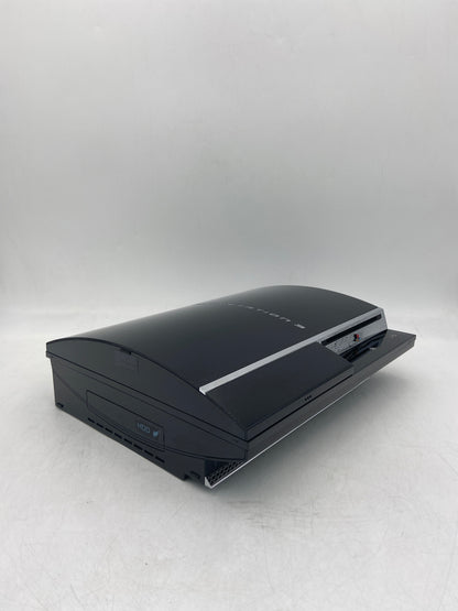 Sony PlayStation 3 Fat PS3 60GB Black Backwards Compatible Console Gaming System CECHA01