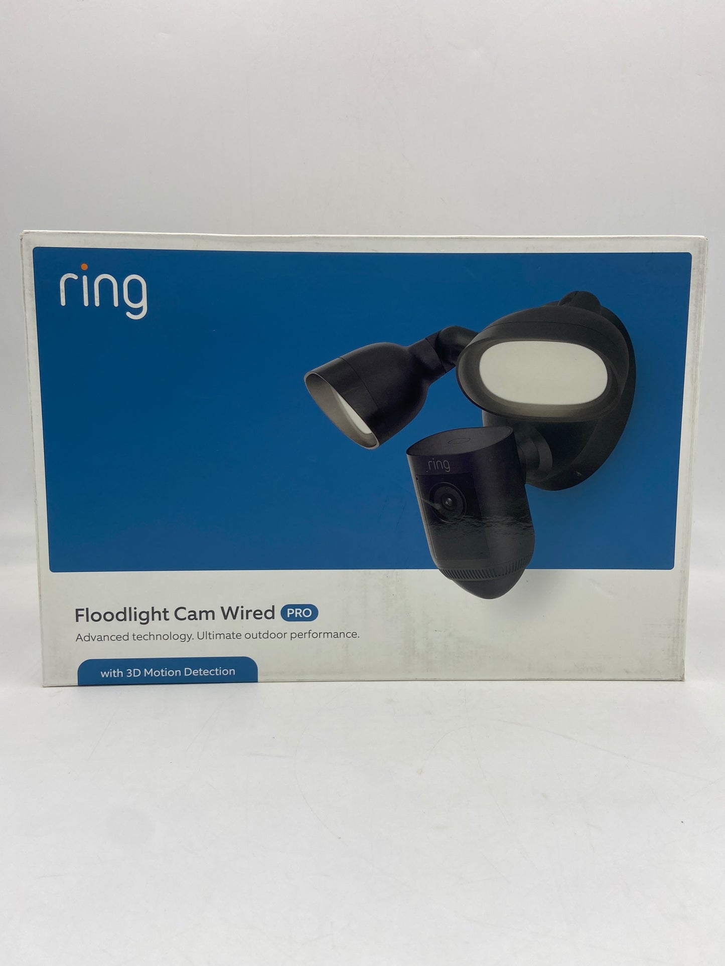 New RING Flood Camera Pro (BLACK) Surveillance Camera