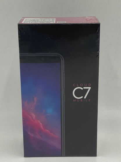 New Factory Unlocked Cloud Mobile Stratus C7 16GB Black 2AY6A-C7 Wi-Fi & LTE Android Smart Phone Sealed
