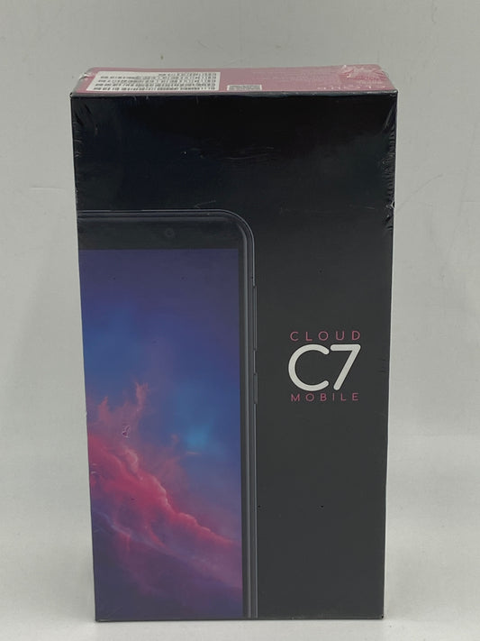 New Factory Unlocked Cloud Mobile Stratus C7 16GB Black 2AY6A-C7 Wi-Fi & LTE Android Smart Phone Sealed
