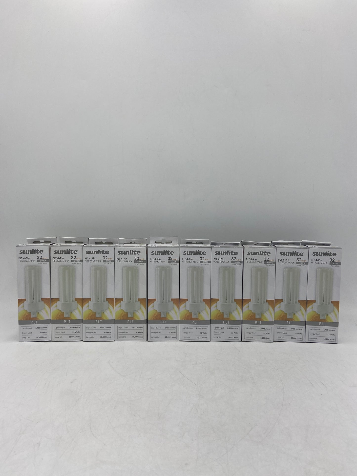 New sunlite PLT 4-Pin PLT32/E/SP50K 32 Watts 2400 Lumens Light Bulbs 60556 10 PACK