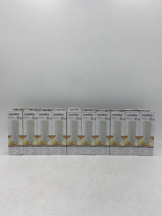 New sunlite PLT 4-Pin PLT32/E/SP50K 32 Watts 2400 Lumens Light Bulbs 60556 10 PACK