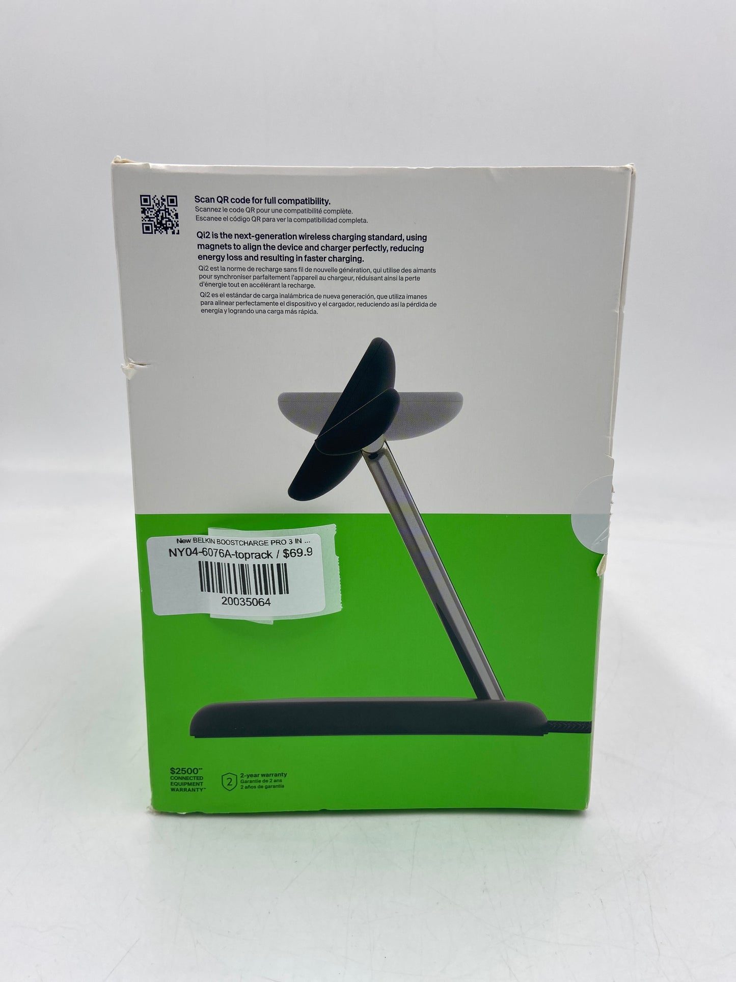 New BELKIN BOOSTCHARGE PRO 3 IN 1 MAGNETIC CHARGING STAND  3024F6