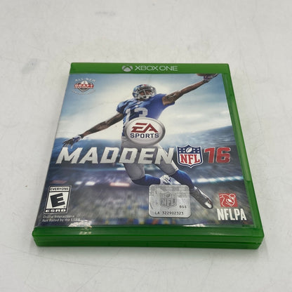 Madden NFL 16 (Microsoft Xbox One, 2015)