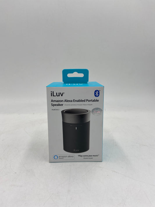 New Open Box ILUV Amazon Alexa Enabled Portable Speaker  AudClick2