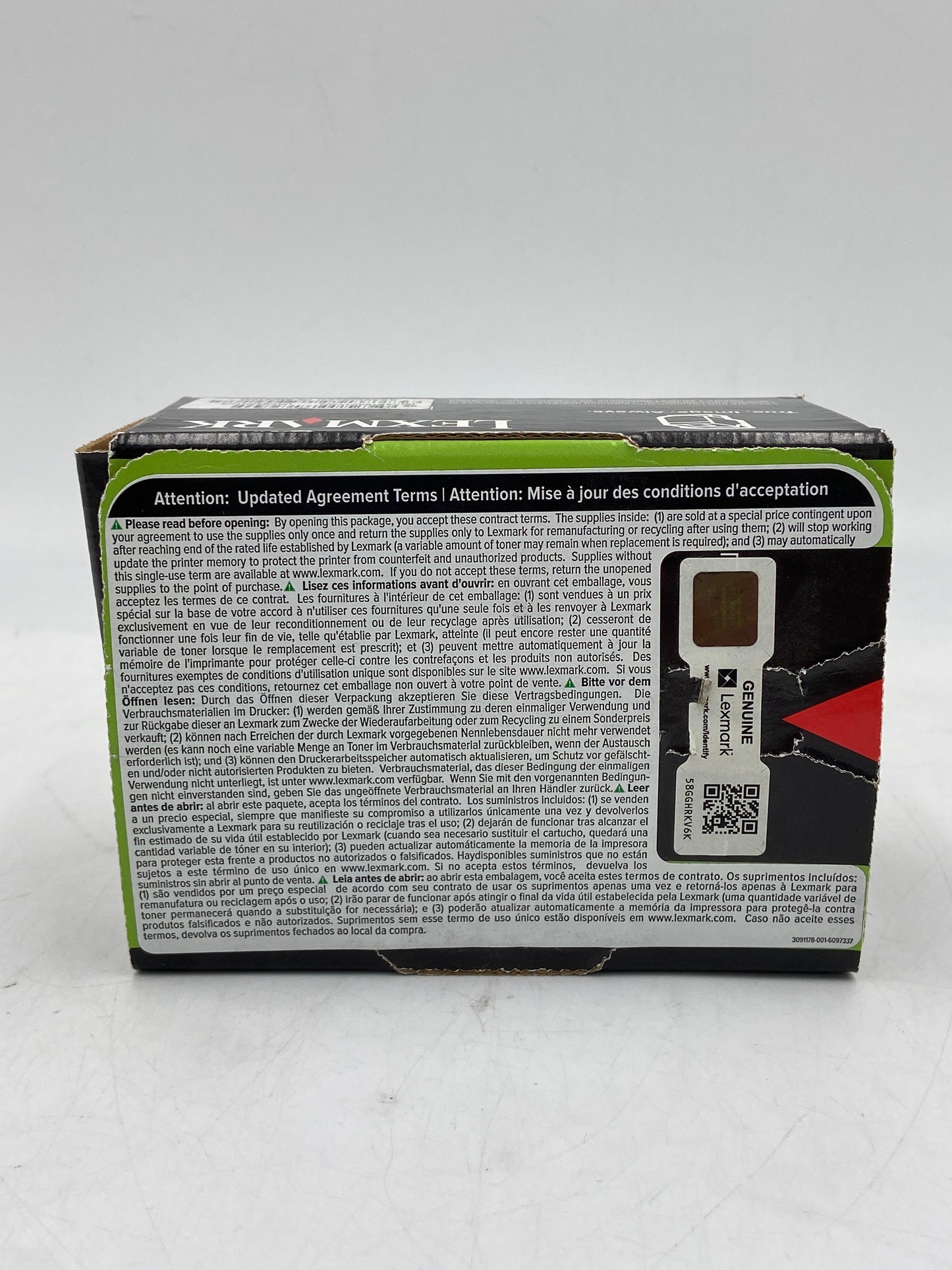 New Lexmark C540H1CG Cyan Toner Cartridge